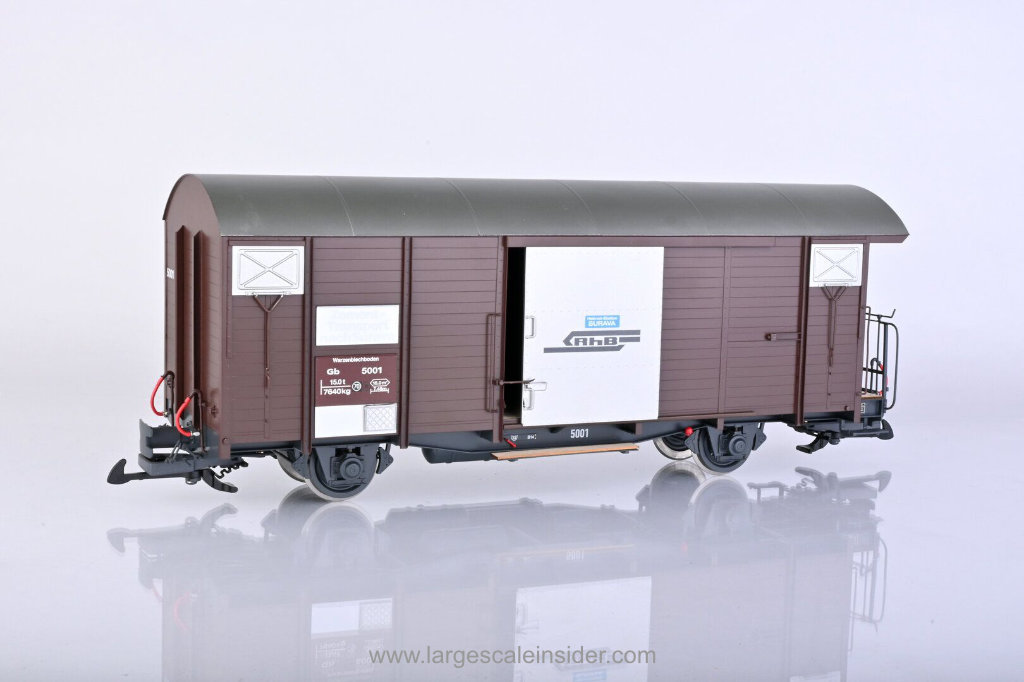MK Modells 2m Scale 1:22,5 Scale Boxcar Gb Gbv RhB