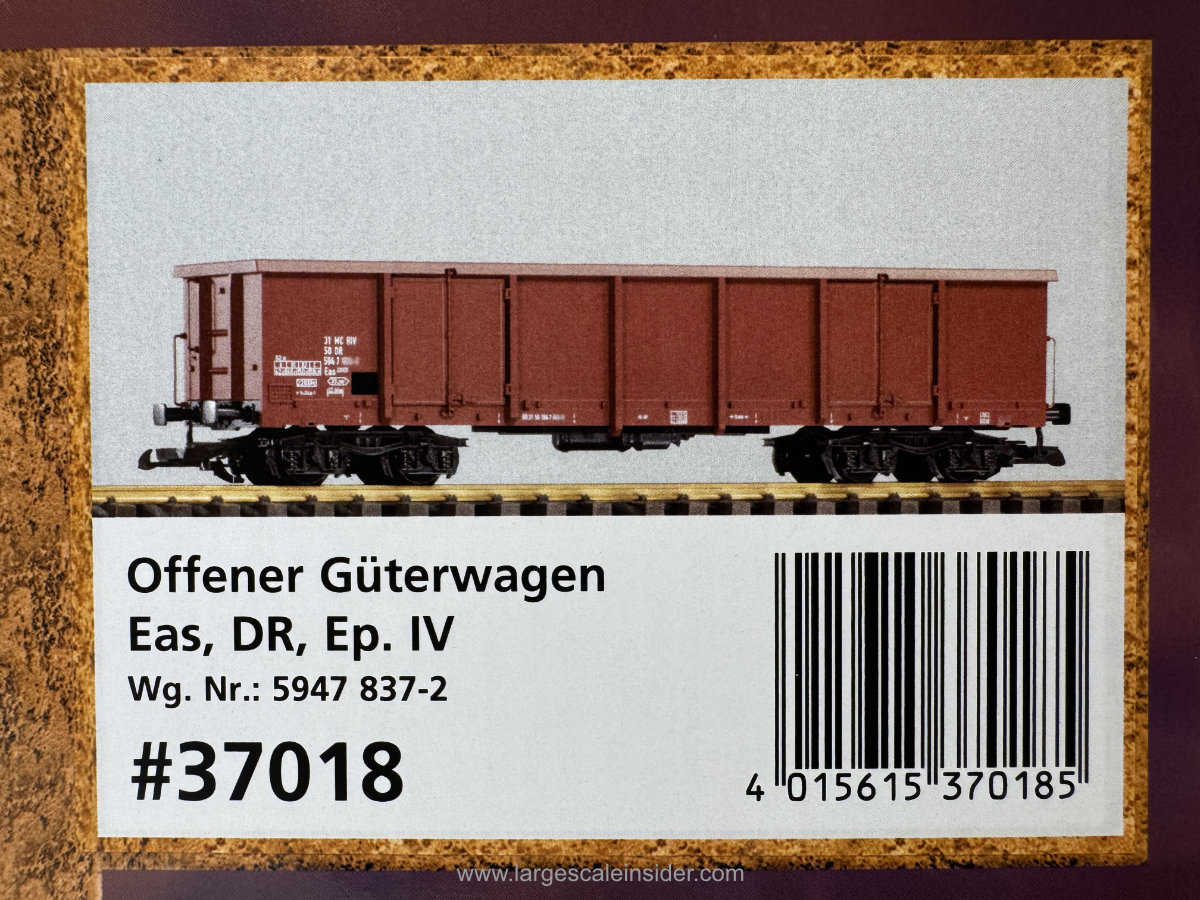 PIKO G 37018 High Side Gondola Eas DR IV