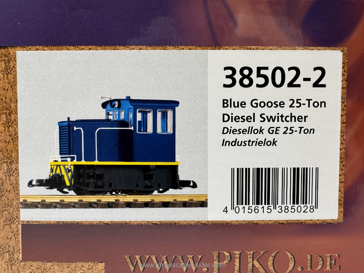 PIKO G 38502 GE 25 Ton Track Power