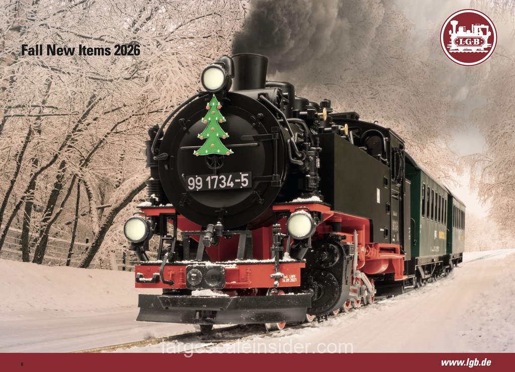 LGB G Scale Fall New Items 2026 / LGB Spur G Herbst Neuheiten 2026